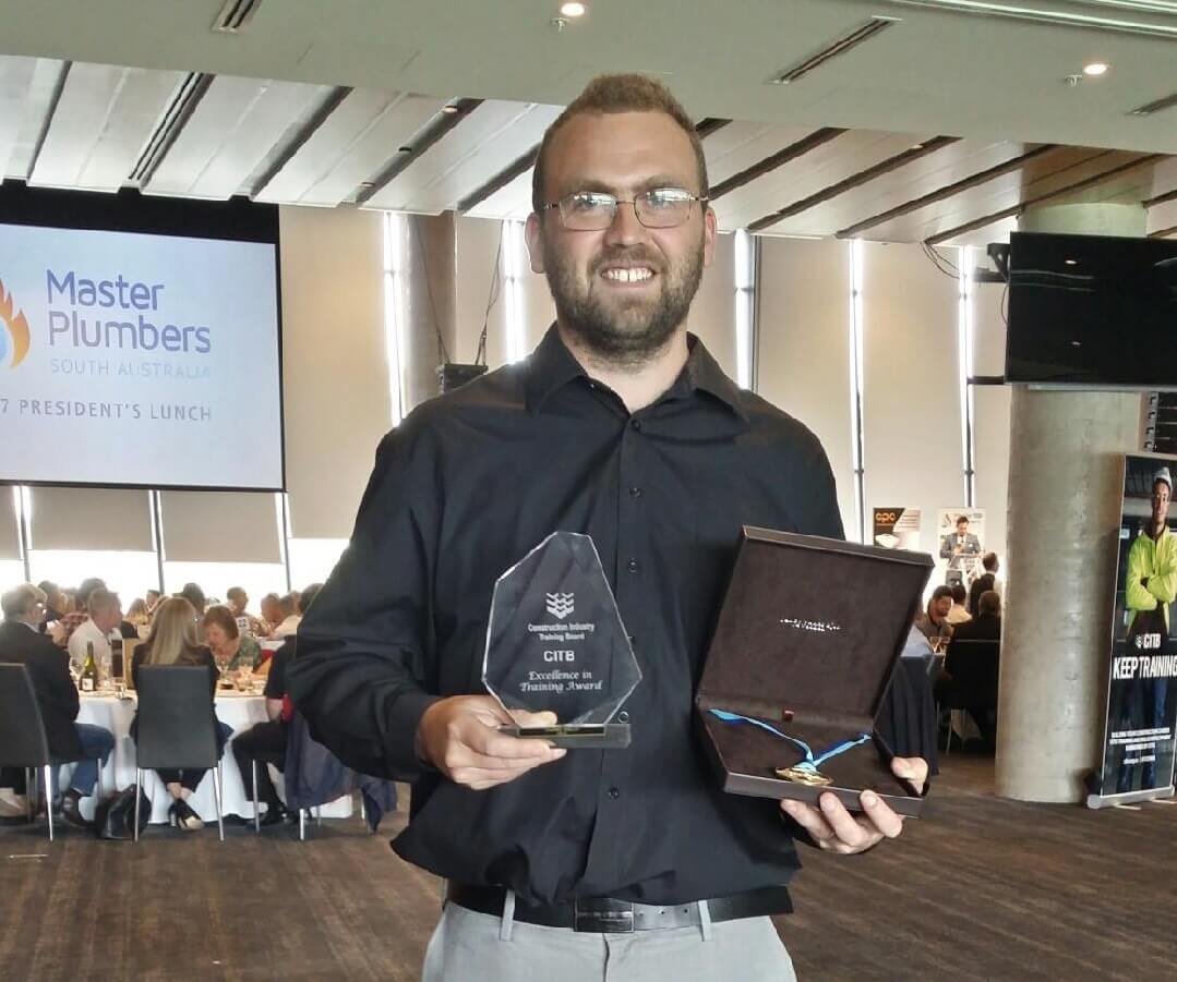 Daniel Kelly takes home Gold Medal Award!