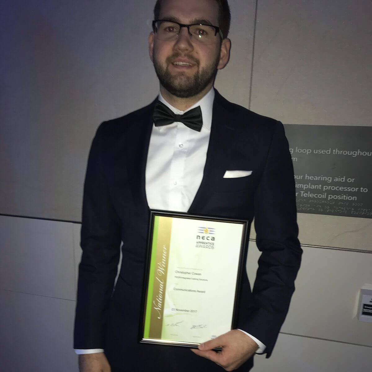 Congratulations PEER Graduate Christopher Cowan!